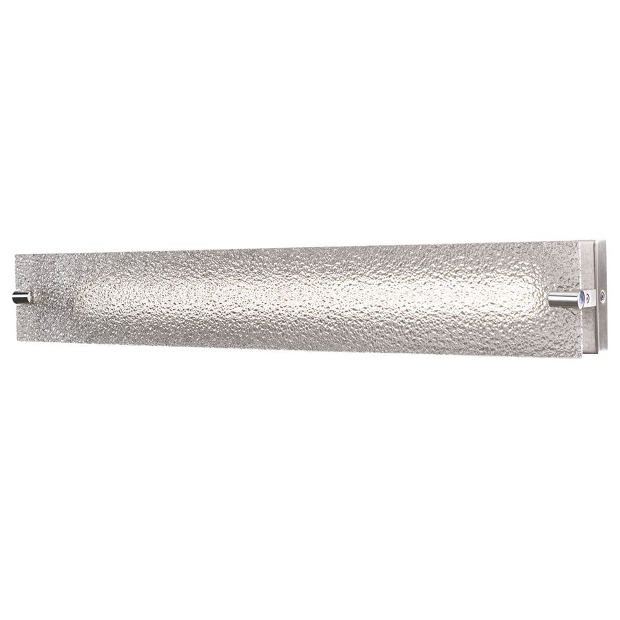 Abra Lighting Blaze 1 Light 28" Flat Panel LED Vanity, Chrome