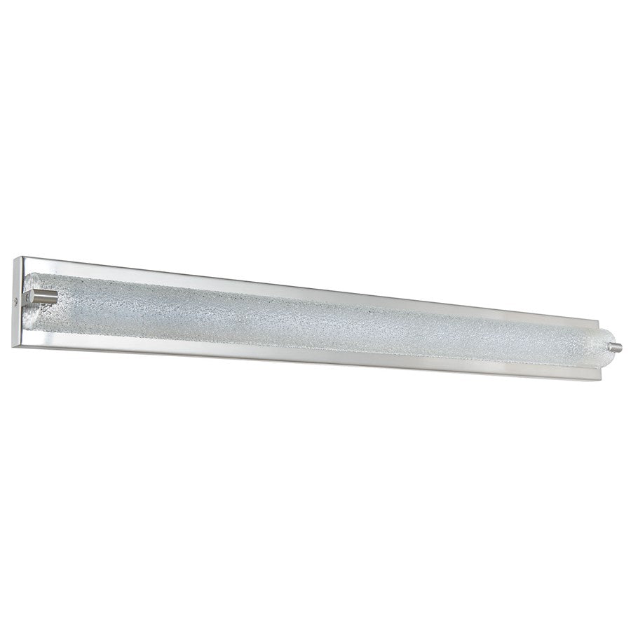 Abra Lighting Veil 1 Light 40" Curved Water LED Vanity, Nickel