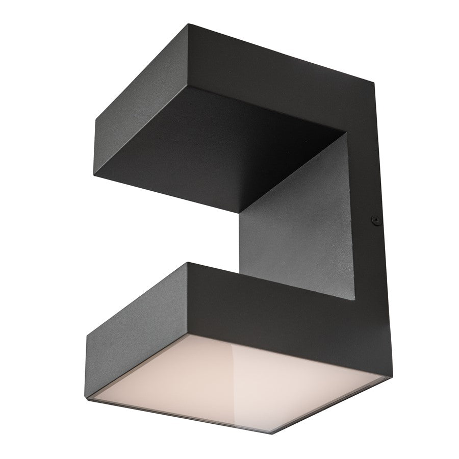 Abra Lighting Yoga 2 Light UP/Down Wall Fixture, Black