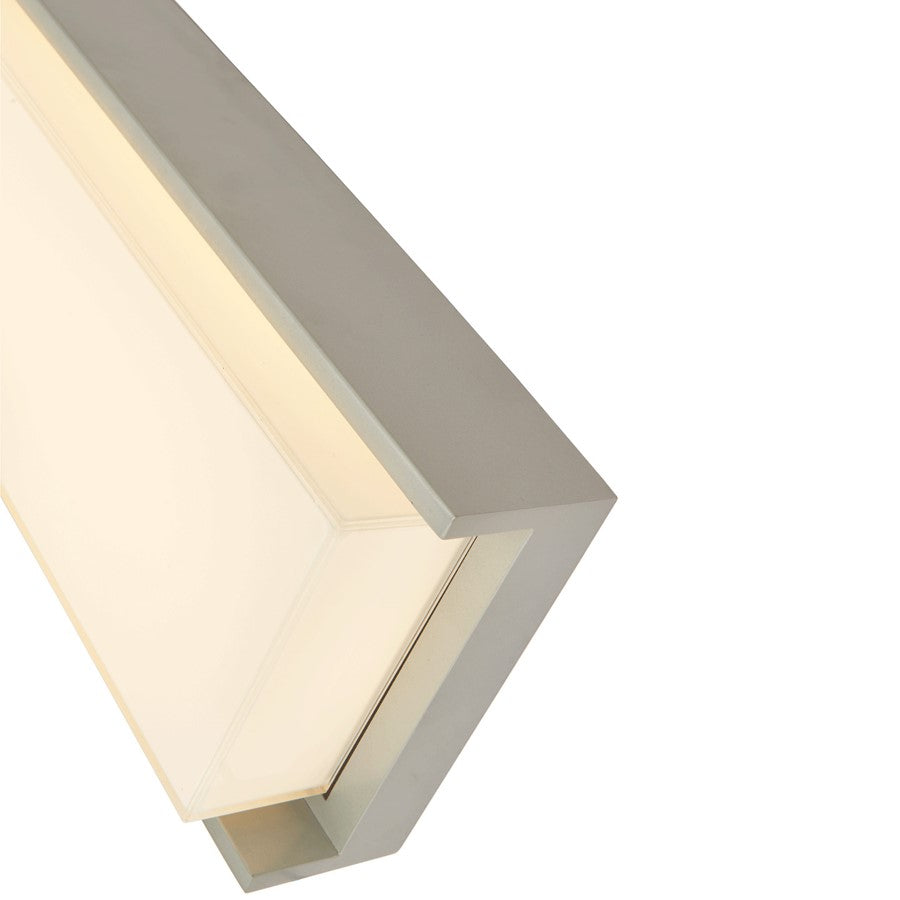 Abra Lighting Titon 1 Light 17" Miter LED Wall Fixture, Silica
