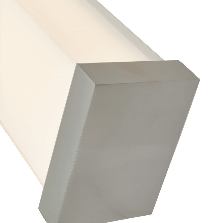 Abra Lighting Loki 1 Light 14" Miter LED Wall Fixture, Silica