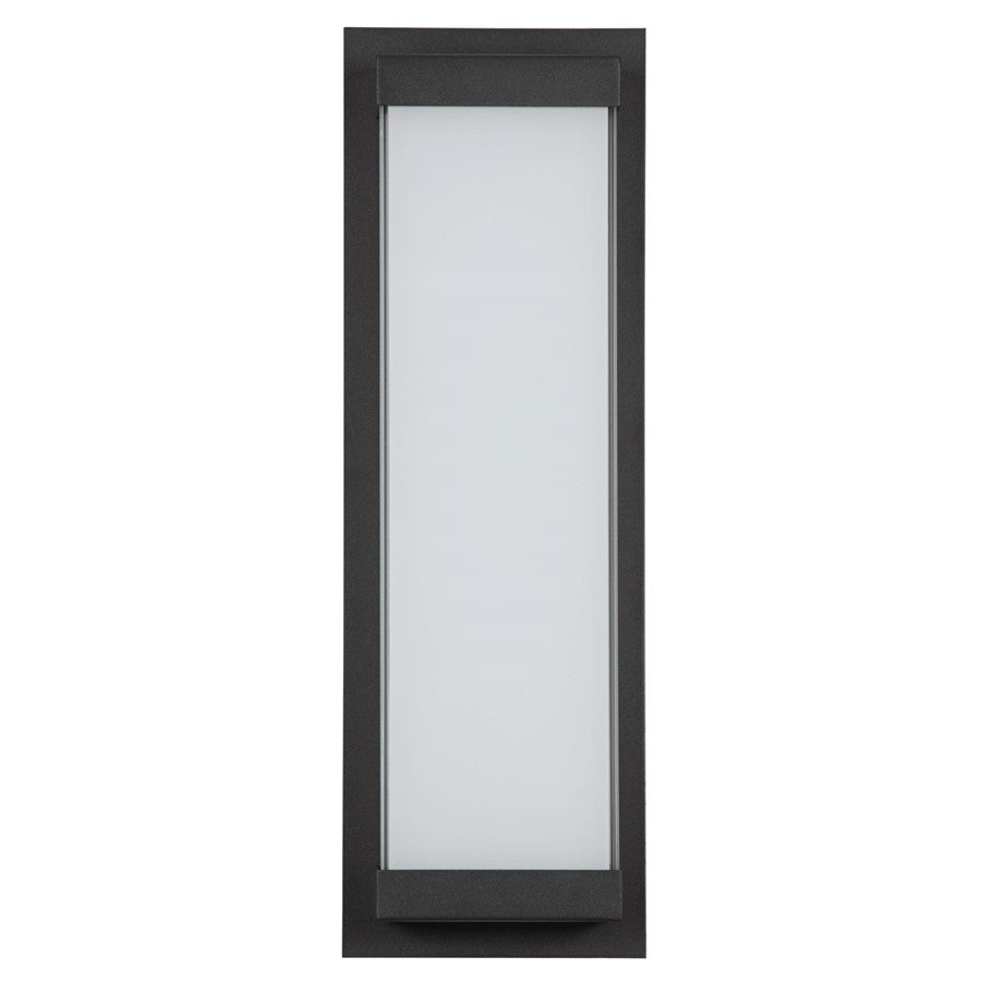 Abra Lighting Atom 1 Light 12" Wall Fixture, Matte Black