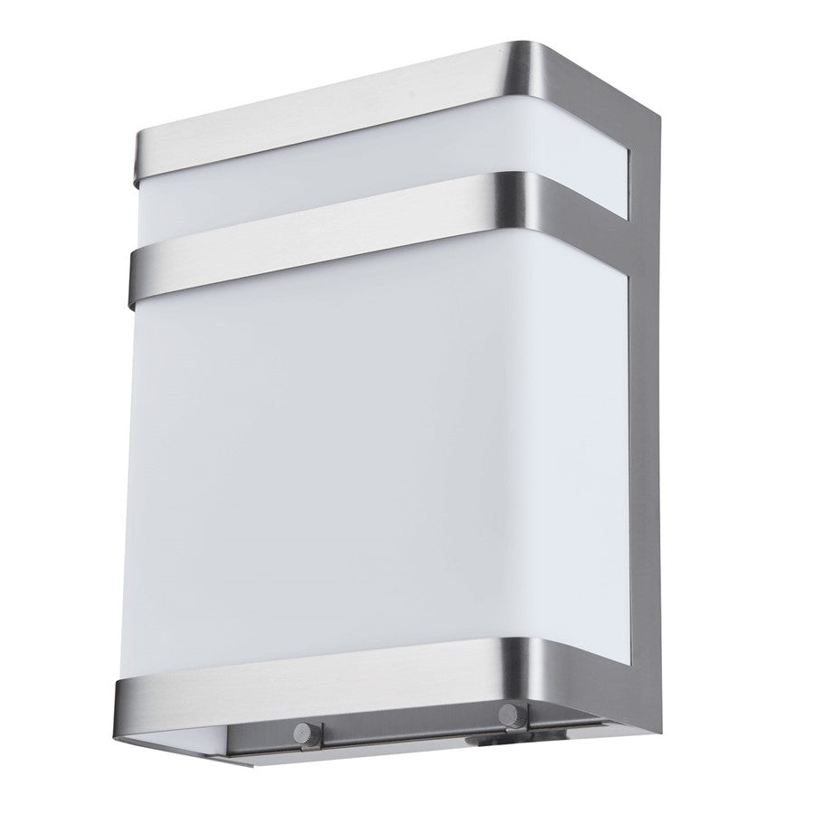 Abra Lighting Sentinel 1 Light 17W Wall Light, Steel