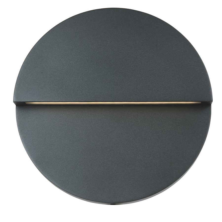 Abra Lighting Mona Lisa 1 Light 12" Round Wall Light, Black