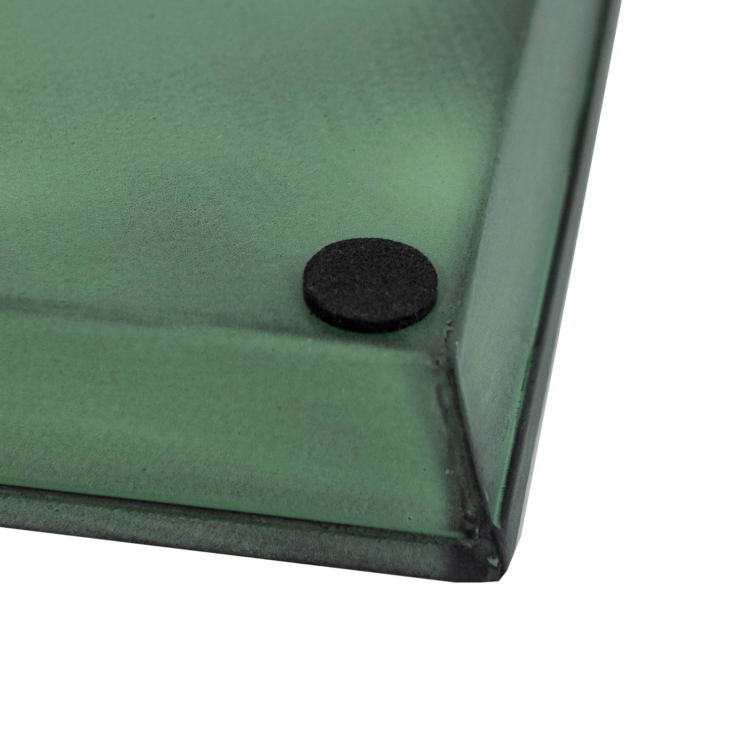Achla Medium Green Flower Box Tray, Pack of 2 | Galvanized Steel Green Patina | Indoor Plant Drip Tray for Windowsills & Tabletops | Model TR-VFB-05-2