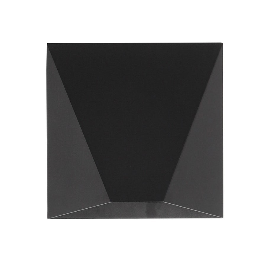 Avenue Outdoor 8"W Geometric Shape LED Up/Down Light Sconce, BK - AEAV10001-BLK
