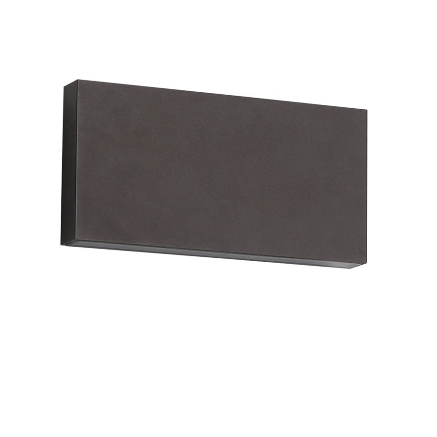 Avenue Outdoor 10"W Rectangular Up/Down Light Wall Sconce, Black - AEAV10003-BLK