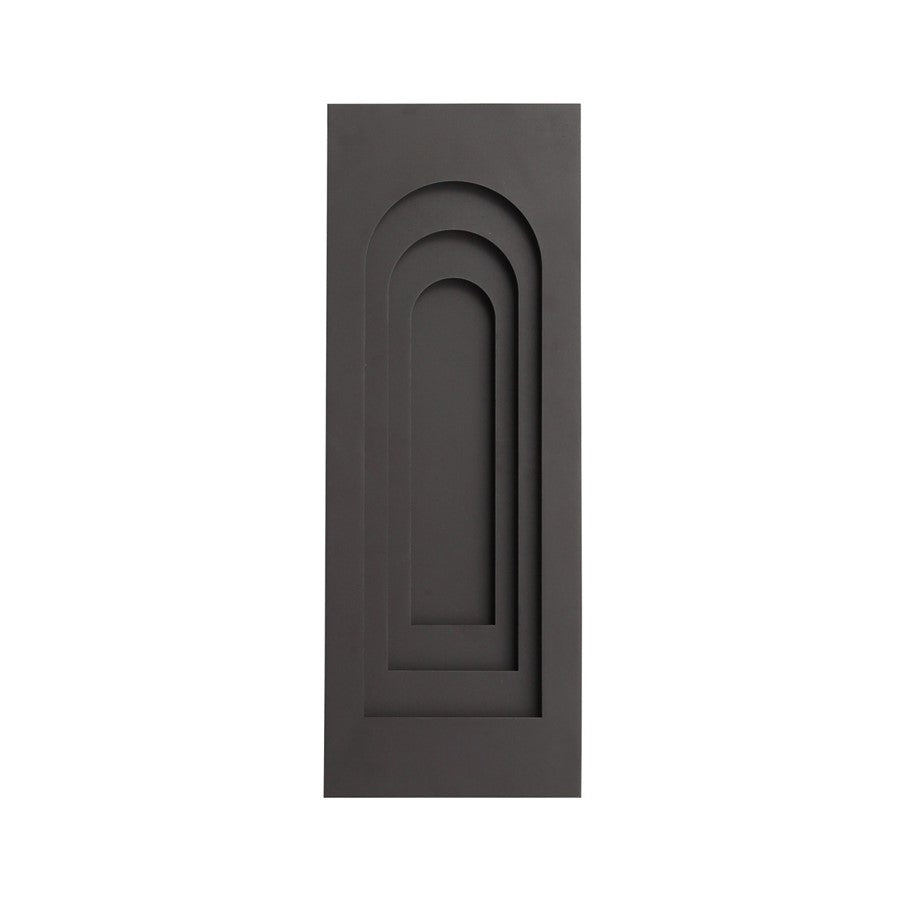 Avenue Outdoor 24"H 3-CCT LED Rectangular Curved Sconce, Bronze