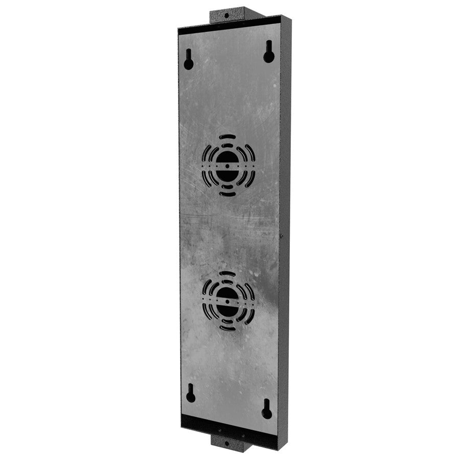 Avenue Lighting Avenue Outdoor 18in 1-Light Rectangular Sconce | Modern Black Aluminum and Acrylic | Covered Patio & Entryway | Model AV2918-BLK
