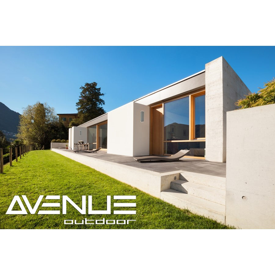 Avenue Lighting Avenue Outdoor 20in LED Wall Sconce | Modern Silver Aluminum and Acrylic | Outdoor Entryway & Porch | 5 x 5 x 20 in | Model AV9892-SLV