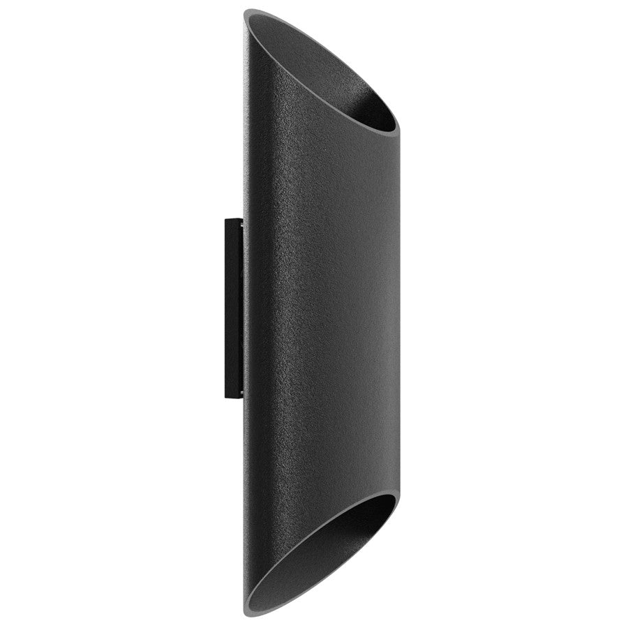 Avenue Lighting Avenue Outdoor 16in 1-Light Outdoor Sconce | Modern Black Aluminum | Porch & Entryway | 7 x 3 x 16 in | Model AV9896-BLK