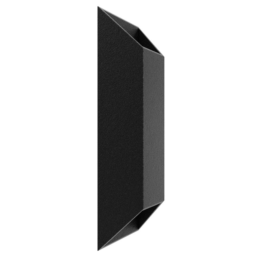 Avenue Lighting Avenue Outdoor 20in 1-Light Outdoor Sconce | Modern Black Aluminum | Porch, Garage & Entryway | 4 x 7 x 20 in | Model AV9898-BLK