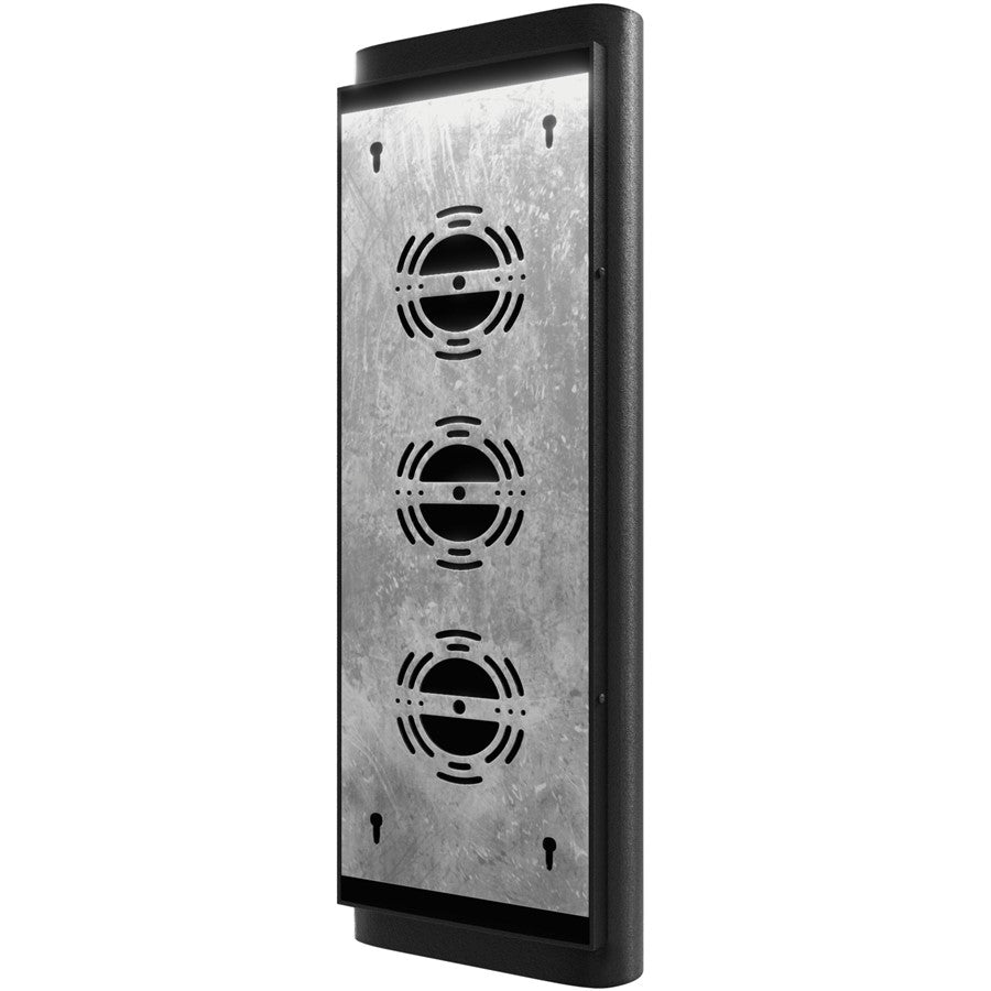 Avenue Lighting Avenue Outdoor 23in 1-Light Outdoor Sconce | Modern Black Aluminum | Entryway & Porch | Wet Rated, 8 x 3 x 23 in | Model AV9913-BLK
