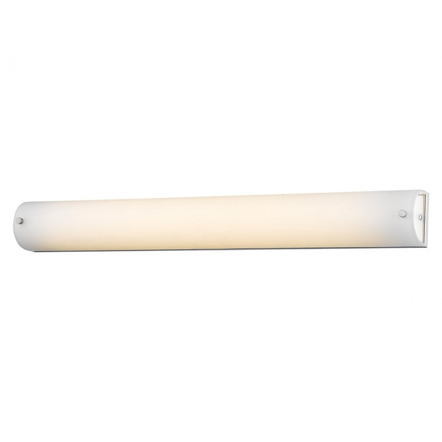 Avenue Lighting Cermack St. 36in LED Bath Bar | Brushed Nickel Steel and Glass | Bathroom Vanity & Grooming | 3600 Lumens, 3000K | Model HF1113-BN