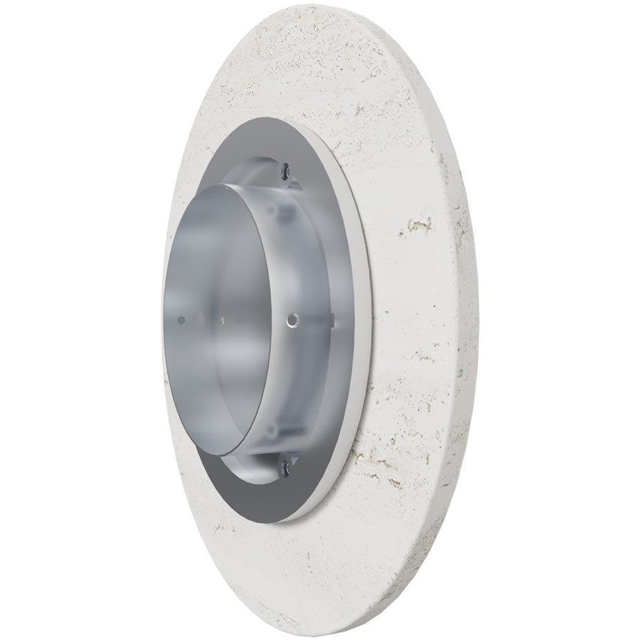 Avenue Lighting Sorrento 12in 1-Light Wall Sconce | Contemporary White Metal | Hallway & Bedroom Ambient Light | 12 x 12 x 12 in | Model HF1171-TR