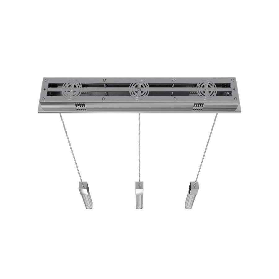 Avenue Lighting Boa 3Lt 130" Pendant/Multi Port, Chrome