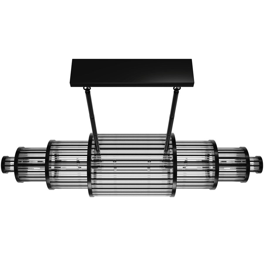 Avenue Lighting Waldorf 28 Light 16" Chandelier, Polished Gunmetal