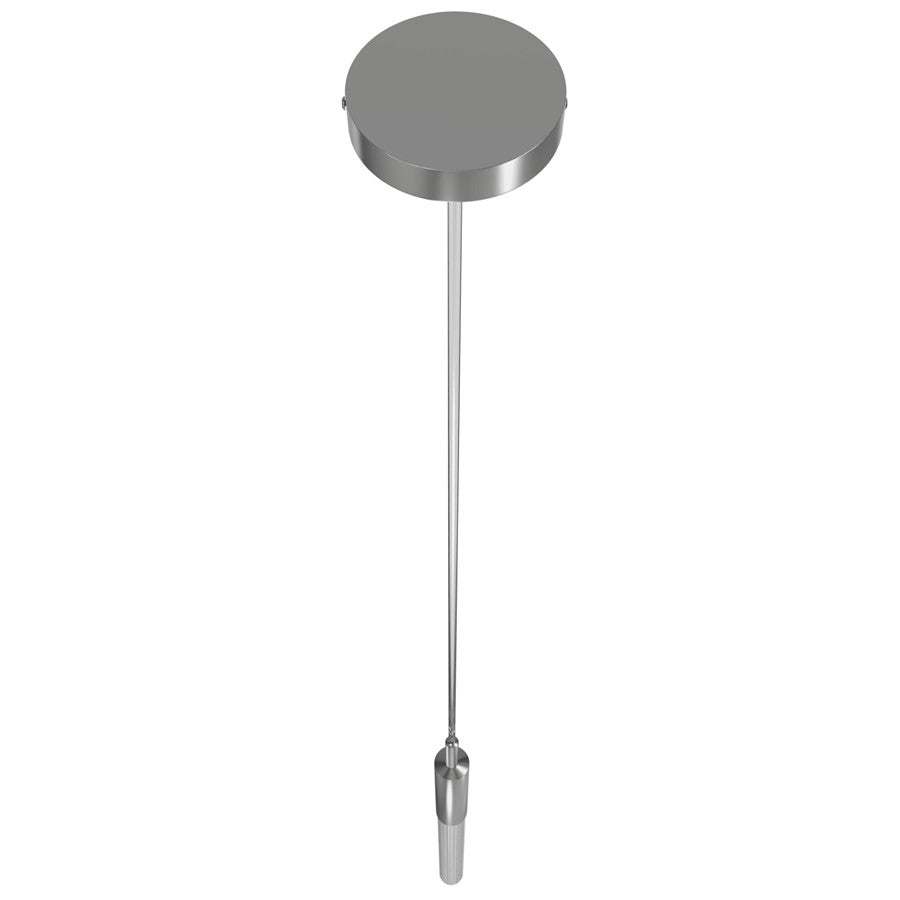 Avenue Lighting Main St. 1Lt 108" Studded Glass Pendant, Nickel