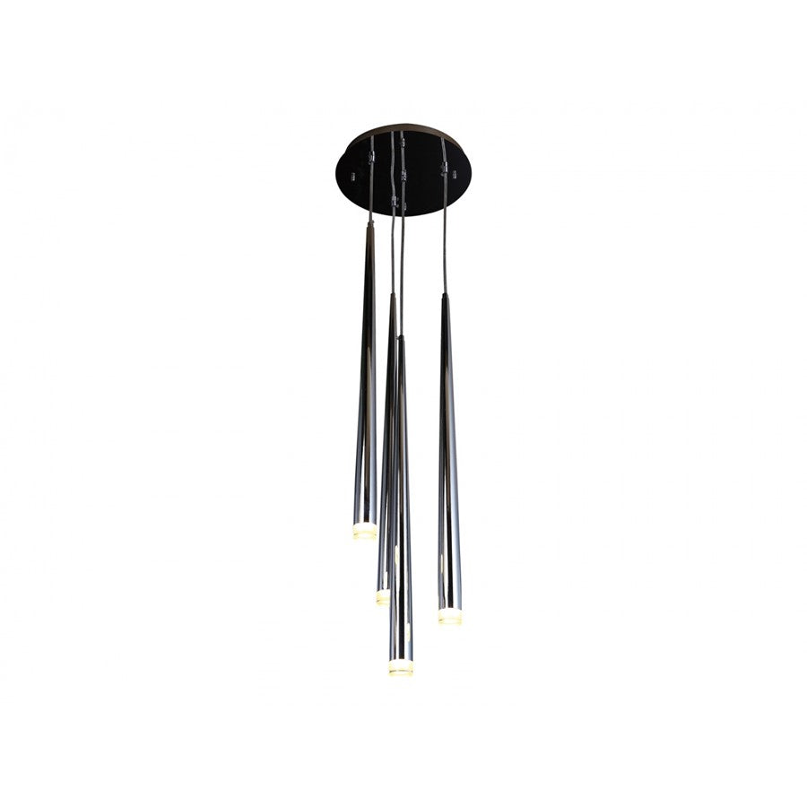 Avenue Lighting Highland Ave. 4 Light 25" Pendant/Multi Port, Chrome