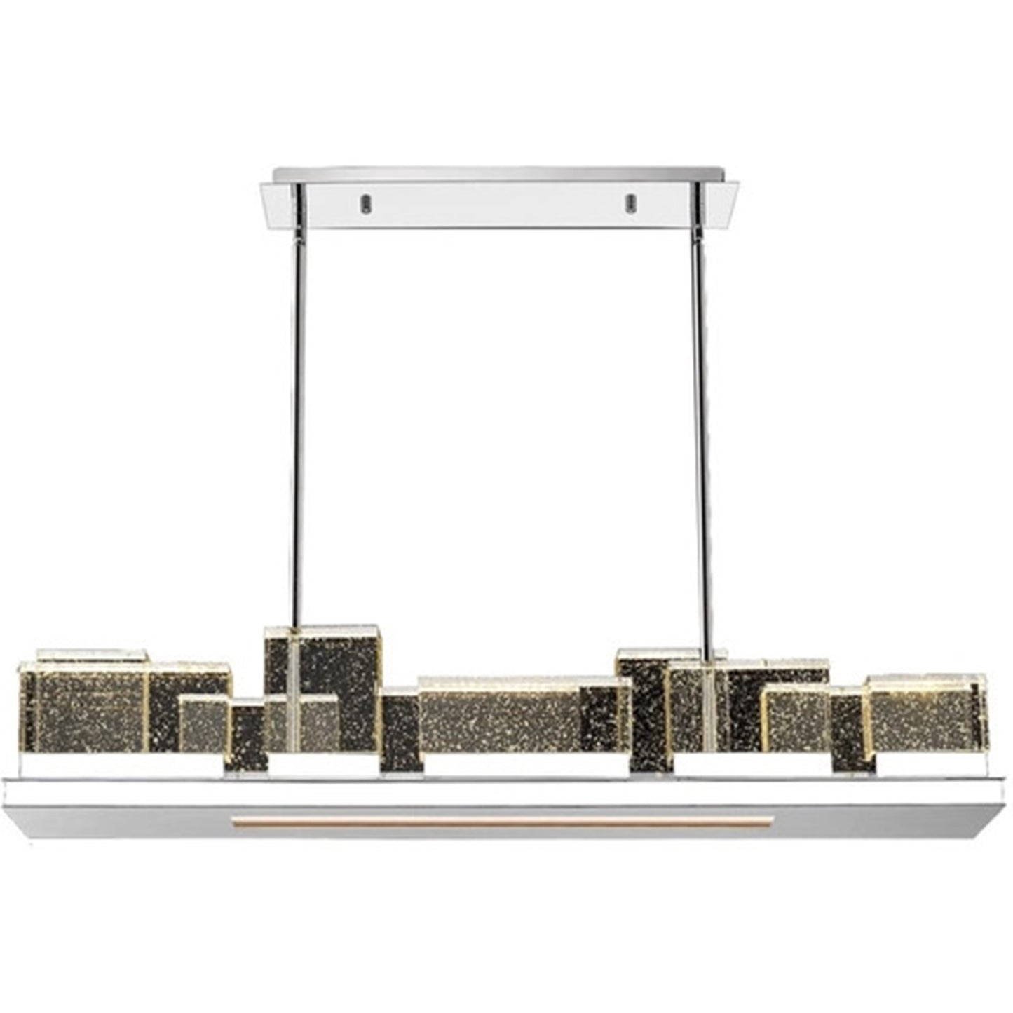 Avenue Lighting The Original Glacier AC LED 8" Chandelier, Nickel