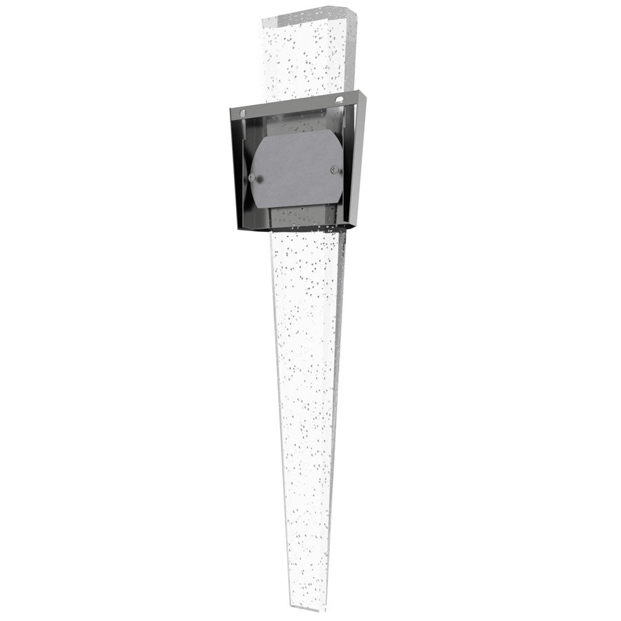Avenue Original Glacier LED 24" Faceted Sconce, Nickel/Bubble