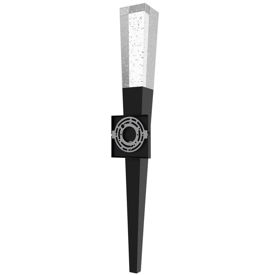 Avenue Lighting The Original Glacier 1 Light 32" Wall Sconce, Black
