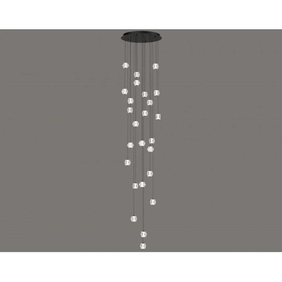 Avenue Lighting Beluga 25 Light 203" Pendant/Multi Port , Black