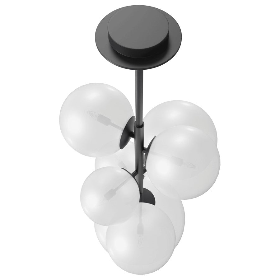 Avenue Lighting Delilah 7 Light 40" Pendant, Black
