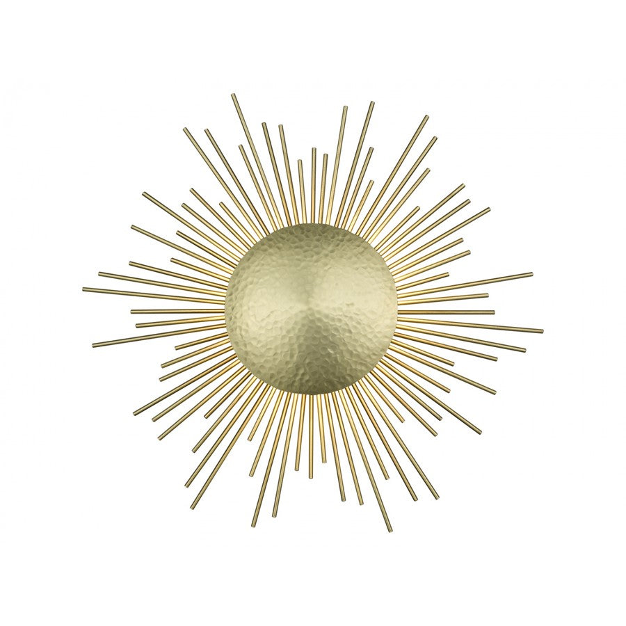 Avenue Lighting Marquee St. 3Lt 22" Wall Sconce, Hammered Brass