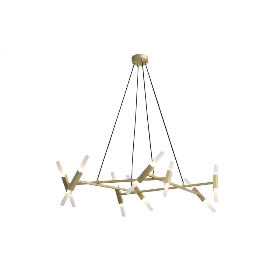 Avenue Lighting Manhattan Ave. 20 Light 11" Chandelier, Brass