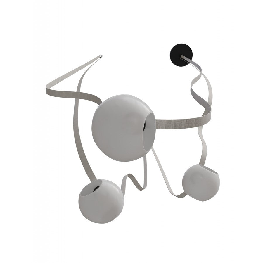 Avenue Fremont Belt 3-Lt 275"L Pendant, IV/WH Open Globes