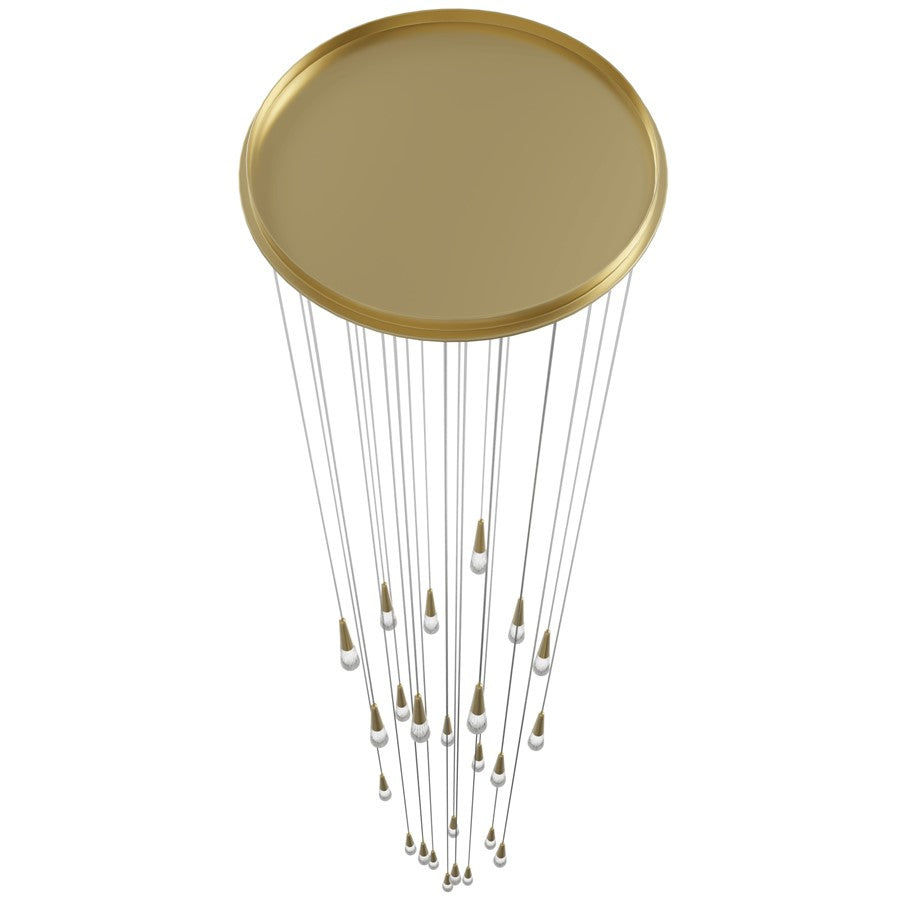 Avenue Lighting Encino 25Lt 177" Pendant/Multi Port , Brushed Brass