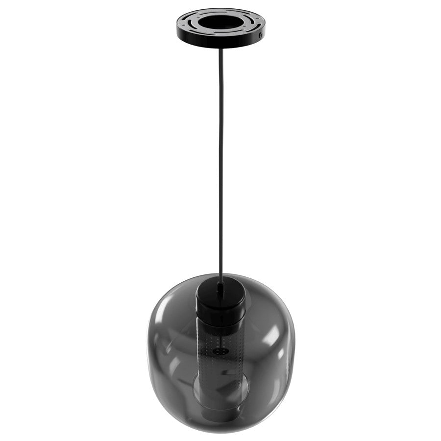 Avenue Lighting Cosmopolitan 1 Light 10" Pendant, Gun Metal