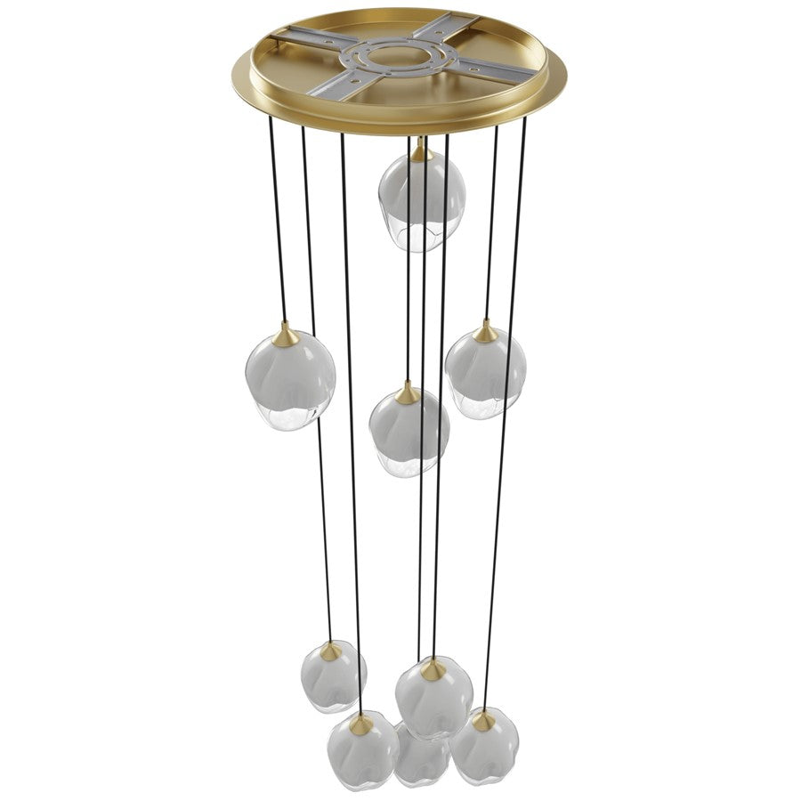 Avenue Lighting Sonoma Ave. 9Lt 210" Pendant/Multi Port, Brass