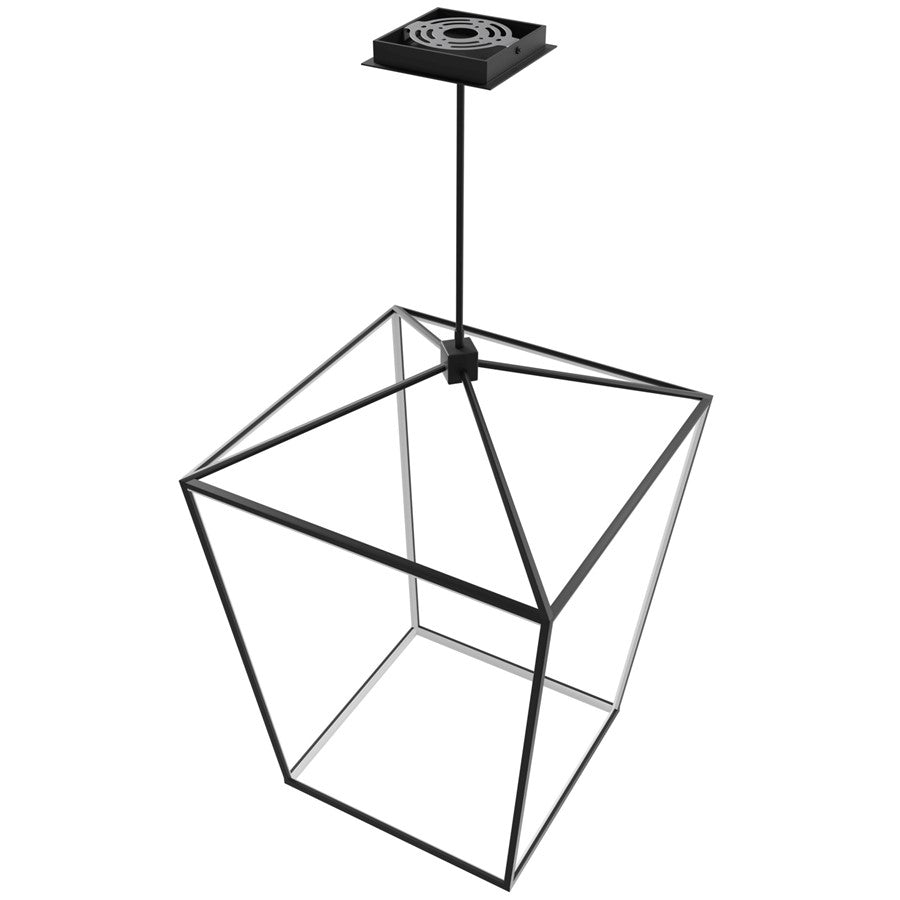 Avenue Lighting Park Ave. LED Light 42" Cage Pendant, Black