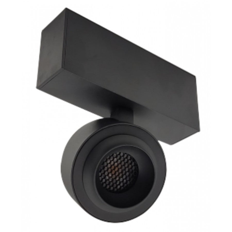 Avenue Magnetix Round Slim Spot Light/Honeycomb Diffuser 10W - AEML4175-BK