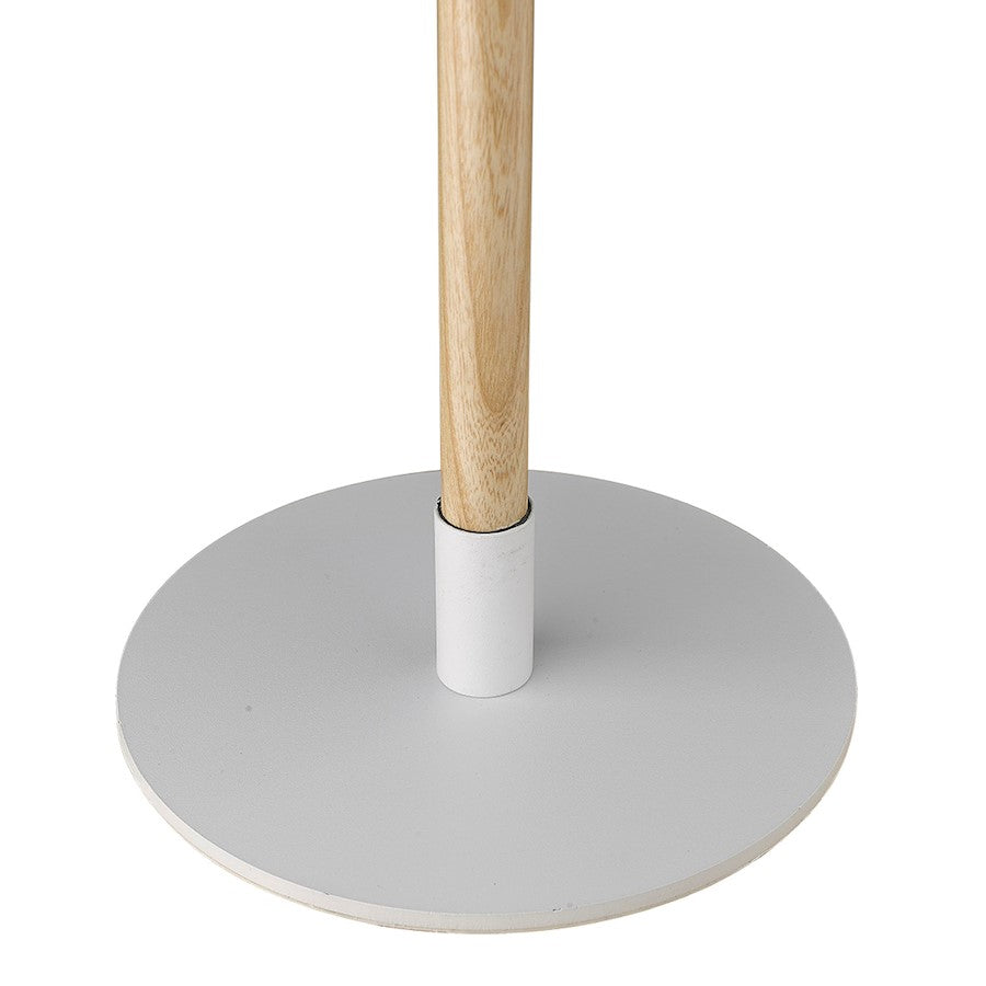 Acclaim Hilyte 1 Light Floor Lamp, White