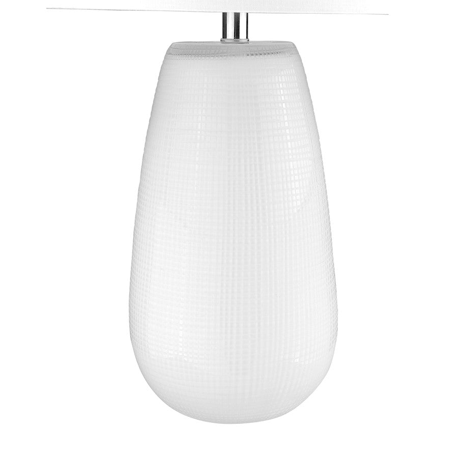 Trend Home 16" Table Lamp, White