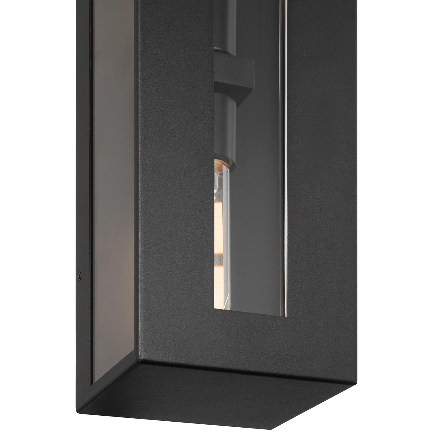 Access Lighting Chatham 2 Light Outdoor Wall Mount Black/Clear