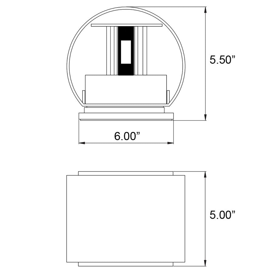 2 Light Outdoor Wall Sconce
