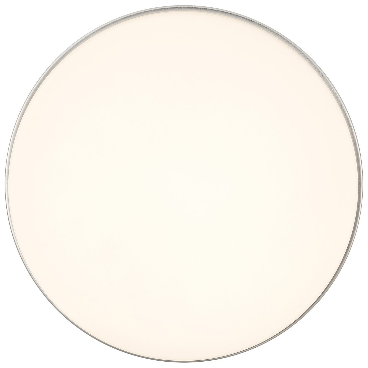 Access Roma Minimus LED Flush Mt, Brushed Steel/Opal