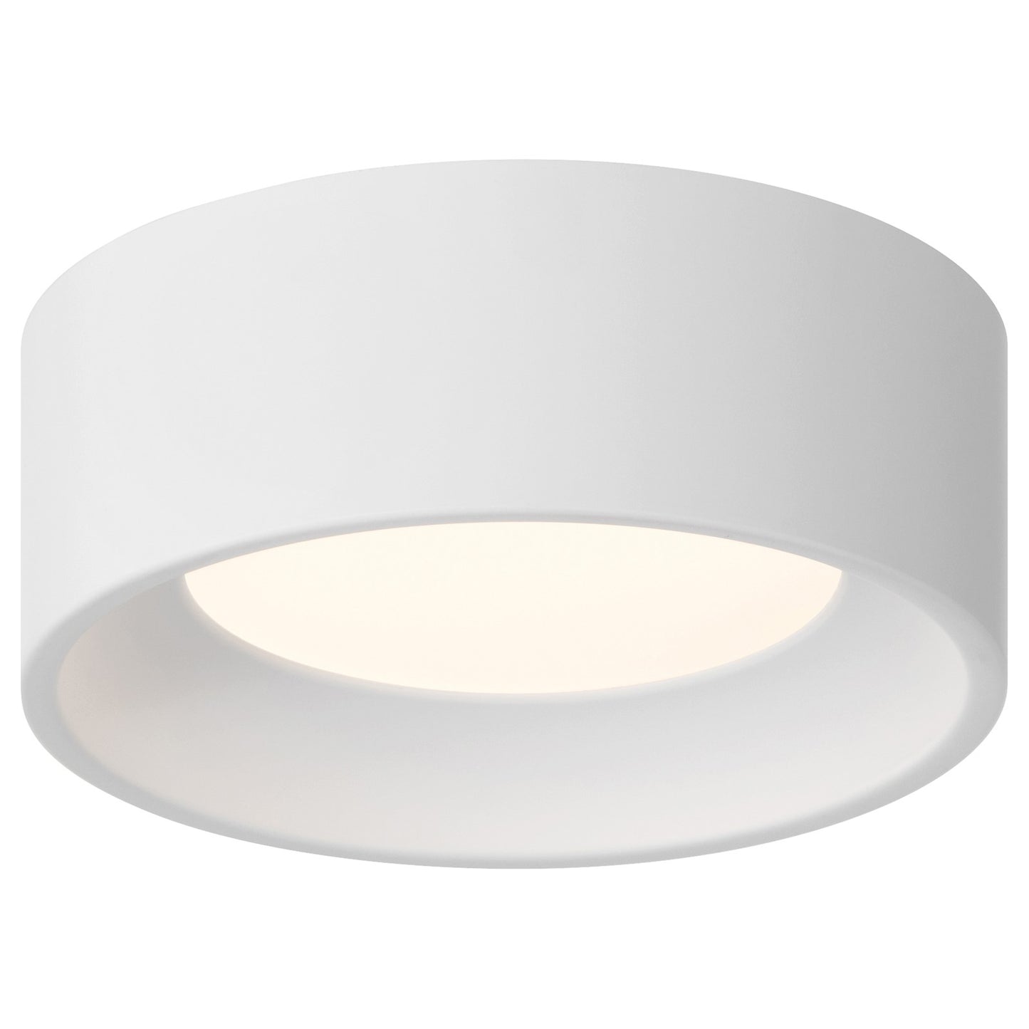Access Bongo 5CCT LED Flush Mt, 2"H, White/Acrylic Lens