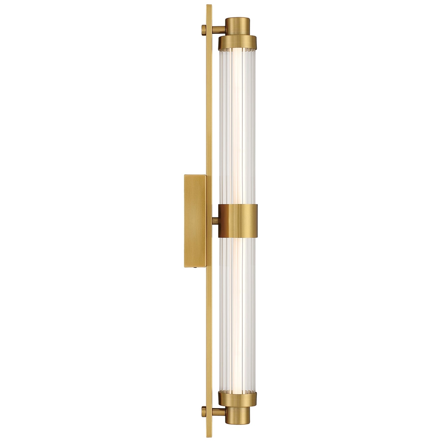 Access Julia 3CCT LED Vanity, Antique Brass/Clr Frosted