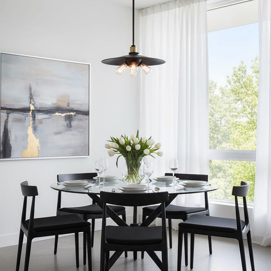 Artcraft Jersey 3 Light Hall Light, Vintage Brass