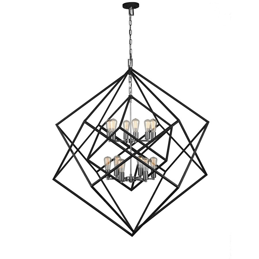 12 Light 53" Chandelier