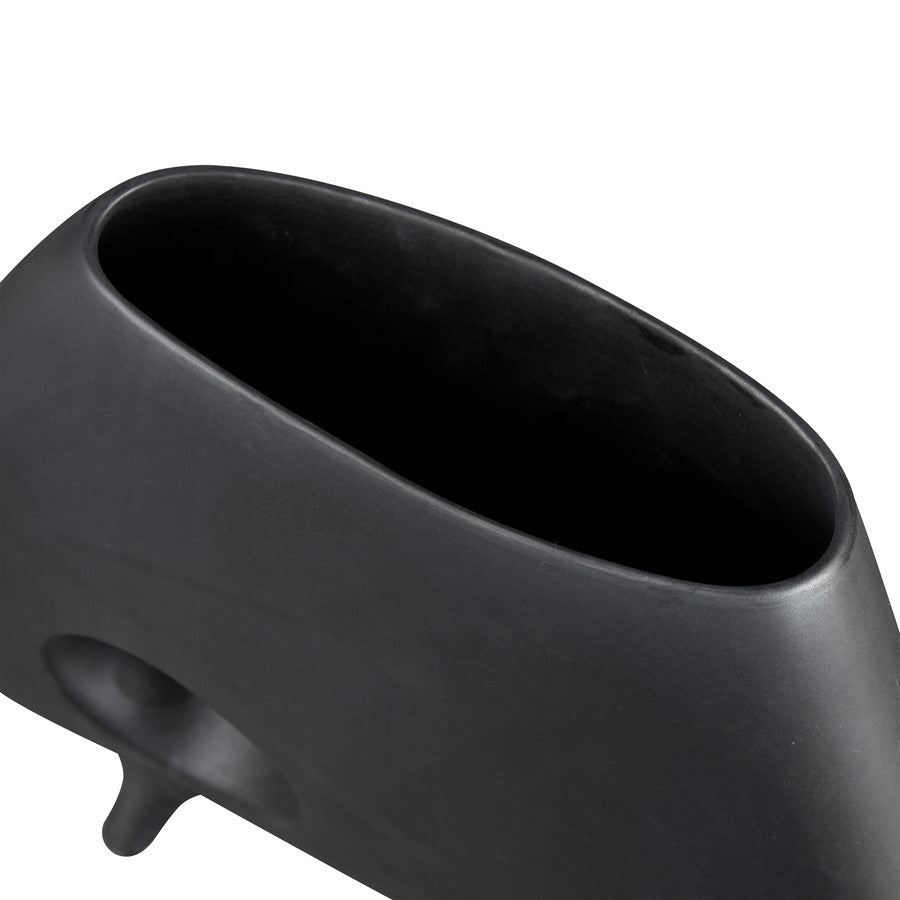 Atlas Lighting Belton Vase, Black