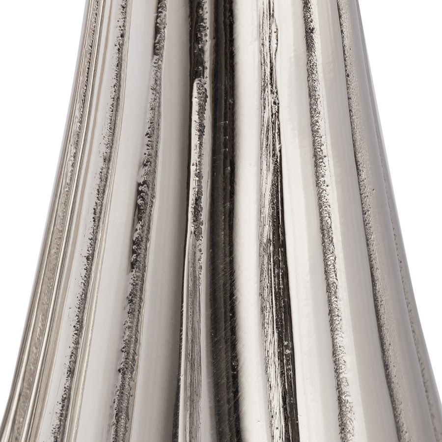 Atlas Lighting Bion Candleholder Set of 3 | Polished Nickel Metal | Dining Room & Mantel Decor | 4.5 x 4.25 x 15 in | Model AC11102-01S
