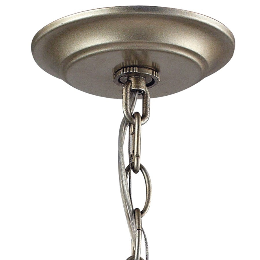 Atlas Lighting Chandette 14in 4-Light Chandelier | Transitional Champagne Gold Metal | Dining Room & Living Room | 14 x 14 x 18 in | Model CL11122-GD