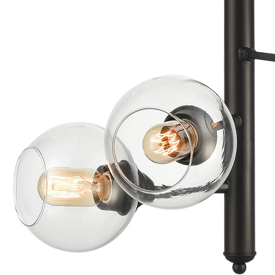 Atlas Lighting Composition 38.75in 15-Light Chandelier | Oil Rubbed Bronze and Clear Glass | Dining Room & Living Room | Model CL11131-BZ