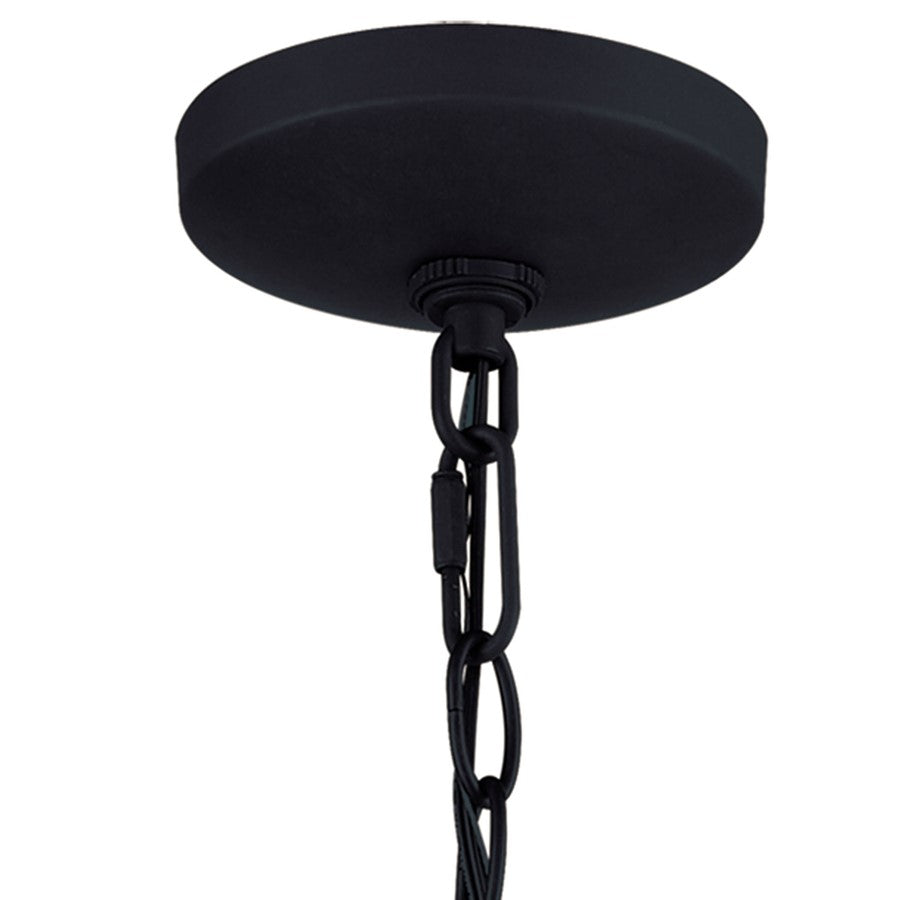Atlas Lighting Hartford 25in 6-Light Chandelier | Traditional Oil Rubbed Bronze Metal | Dining Room & Living Room | 25 x 25 x 24 in | Model CL11199-BZ